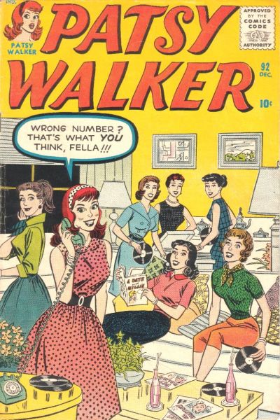 Cover for Patsy Walker (Marvel, 1945 series) #92