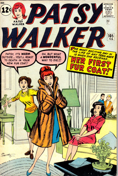 Cover for Patsy Walker (Marvel, 1945 series) #105
