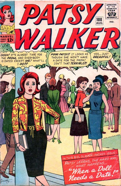 Cover for Patsy Walker (Marvel, 1945 series) #108