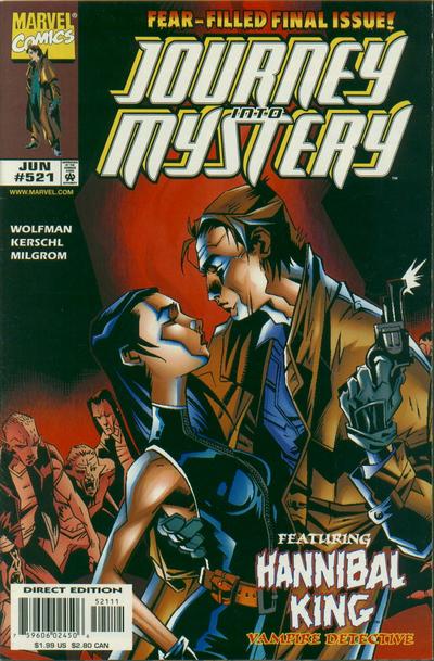 Cover for Journey into Mystery (Marvel, 1996 series) #521 [Direct Edition]