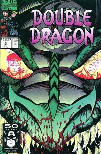 Cover for Double Dragon (Marvel, 1991 series) #4 [Direct Edition]