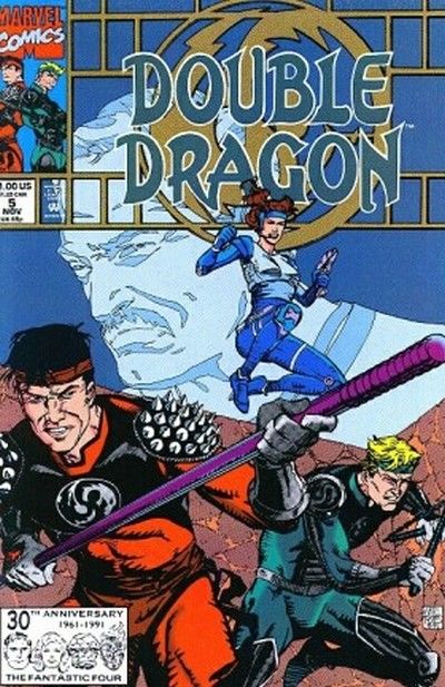 Cover for Double Dragon (Marvel, 1991 series) #5