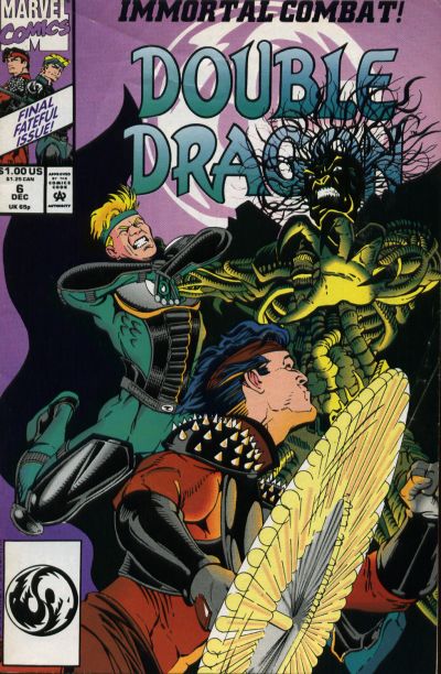Cover for Double Dragon (Marvel, 1991 series) #6
