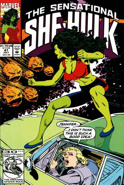 Cover for The Sensational She-Hulk (Marvel, 1989 series) #41