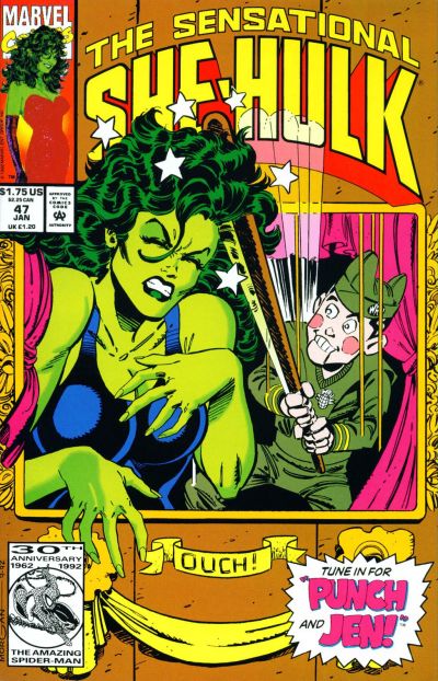 Cover for The Sensational She-Hulk (Marvel, 1989 series) #47