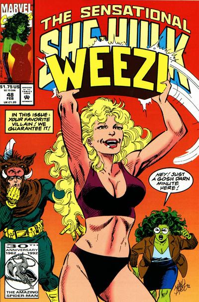 Cover for The Sensational She-Hulk (Marvel, 1989 series) #48