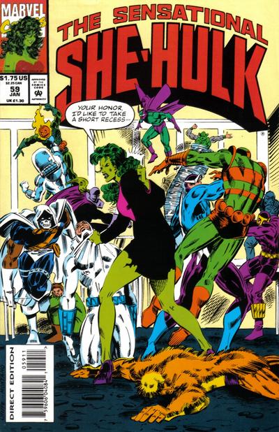 Cover for The Sensational She-Hulk (Marvel, 1989 series) #59