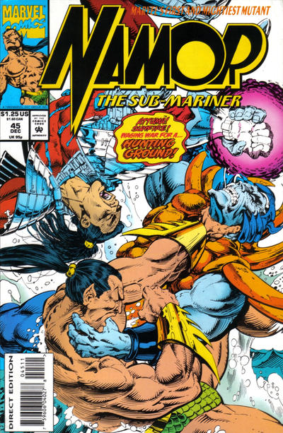 Cover for Namor, the Sub-Mariner (Marvel, 1990 series) #45