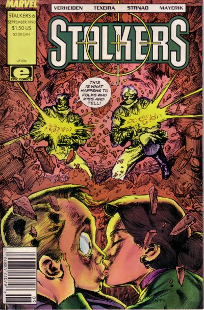 Cover for Stalkers (Marvel, 1990 series) #6