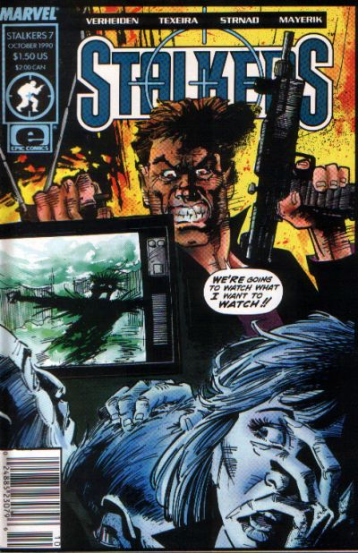 Cover for Stalkers (Marvel, 1990 series) #7