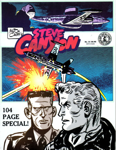 Cover for Steve Canyon (Kitchen Sink Press, 1983 series) #21