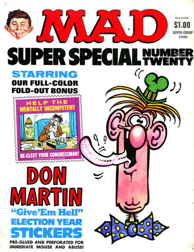 Cover for Mad Special [Mad Super Special] (EC, 1970 series) #20