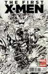 Cover Thumbnail for First X-Men (2012 series) #1 [Black & White Variant Edition by Neal Adams]