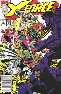 Cover Thumbnail for X-Force (Marvel, 1991 series) #14 [Newsstand]
