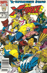 Cover Thumbnail for X-Force (Marvel, 1991 series) #16 [Newsstand]