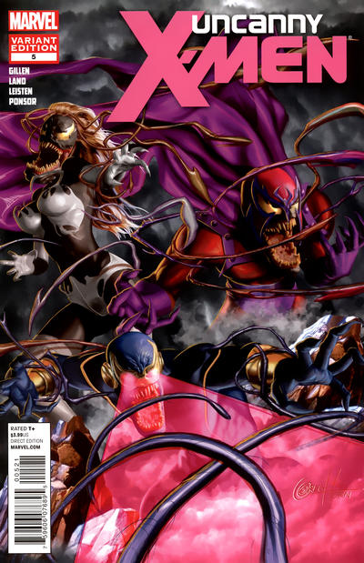 Cover for Uncanny X-Men (Marvel, 2012 series) #5 [Venom Variant]