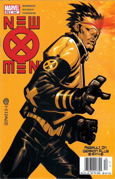 Cover for New X-Men (Marvel, 2001 series) #144 [Newsstand]