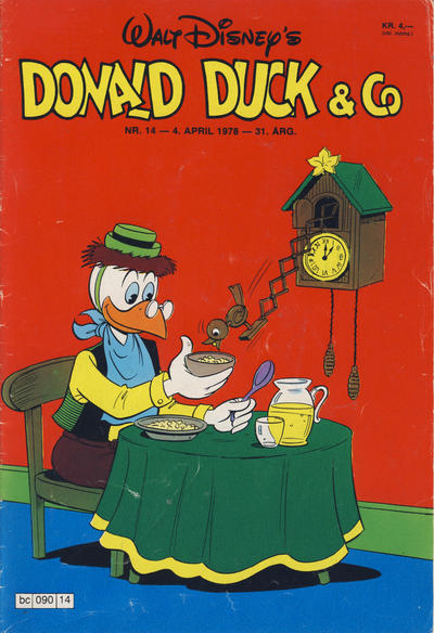 Cover for Donald Duck & Co (Hjemmet / Egmont, 1948 series) #14/1978