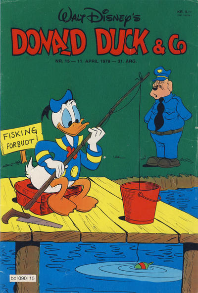 Cover for Donald Duck & Co (Hjemmet / Egmont, 1948 series) #15/1978