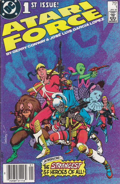 Cover for Atari Force (DC, 1984 series) #1 [Newsstand]