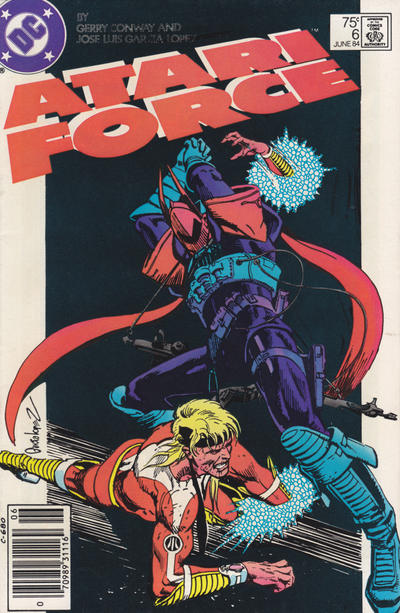 Cover for Atari Force (DC, 1984 series) #6 [Newsstand]