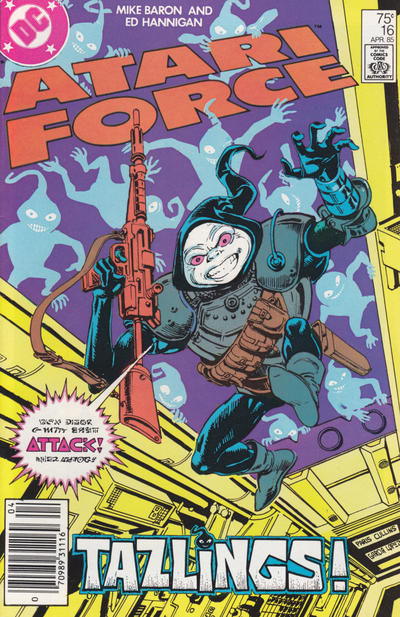 Cover for Atari Force (DC, 1984 series) #16 [Newsstand]