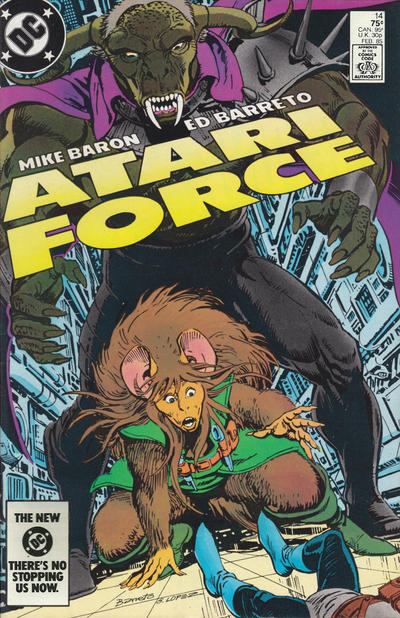 Cover for Atari Force (DC, 1984 series) #14 [Direct]