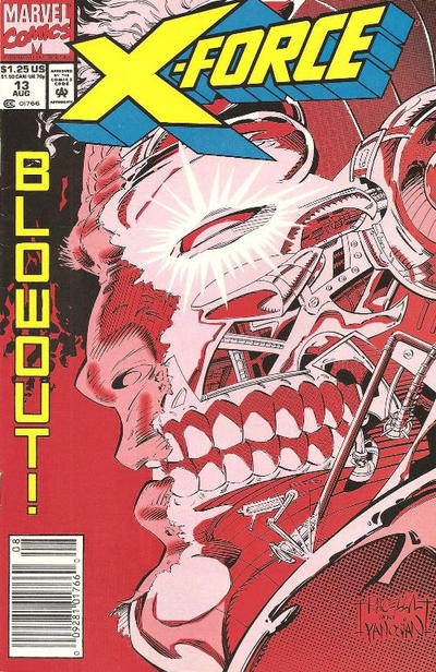 Cover for X-Force (Marvel, 1991 series) #13 [Newsstand]