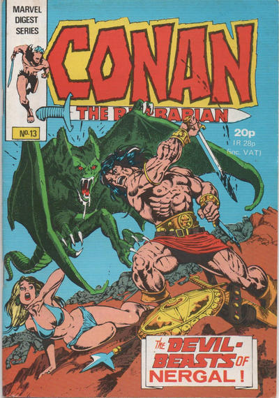 Cover for Conan Pocket Book (Marvel UK, 1980 series) #13