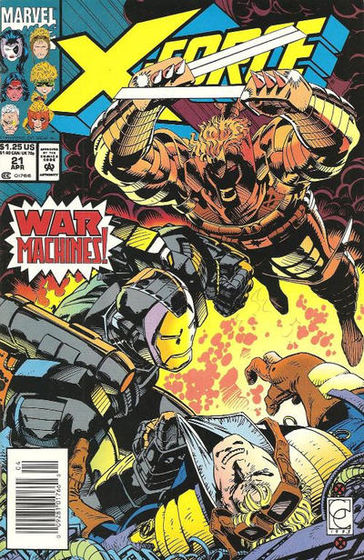 Cover for X-Force (Marvel, 1991 series) #21 [Newsstand]