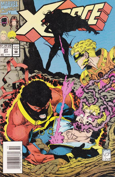 Cover for X-Force (Marvel, 1991 series) #27 [Newsstand]