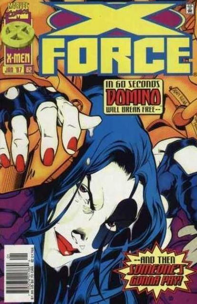 Cover for X-Force (Marvel, 1991 series) #62 [Newsstand]