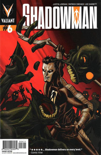 Cover for Shadowman (Valiant Entertainment, 2012 series) #6 [Cover B - Dave Johnson]