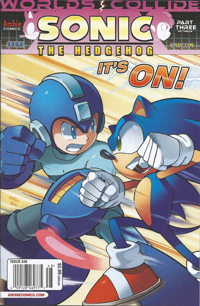 Cover for Sonic the Hedgehog (Archie, 1993 series) #248 [Newsstand]