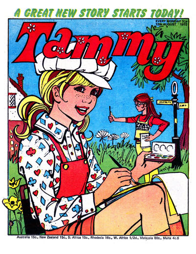 Cover for Tammy (IPC, 1971 series) #12 August 1972