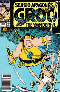 Cover for Sergio Aragonés Groo the Wanderer (Marvel, 1985 series) #57 [Newsstand]