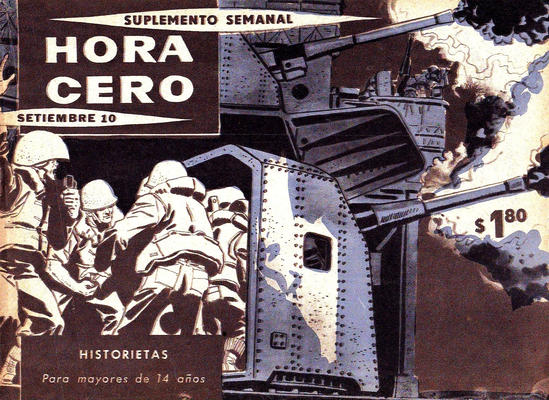 Cover for Hora Cero Suplemento Semanal (Editorial Frontera, 1957 series) #54