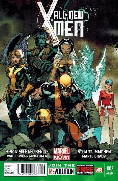 Cover for All-New X-Men (Marvel, 2013 series) #2 [3rd Printing]