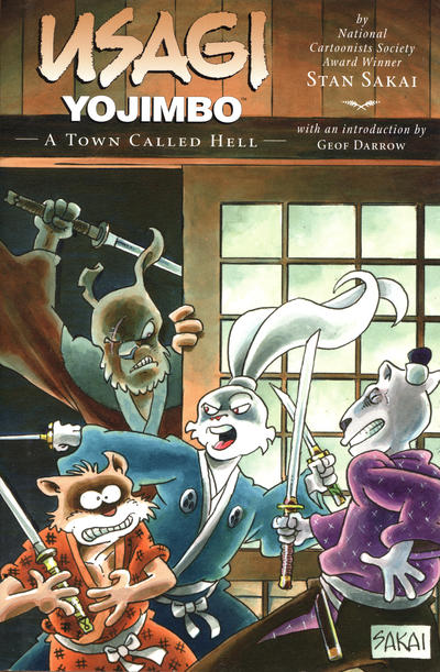 Cover for Usagi Yojimbo (Dark Horse, 1997 series) #27 - A Town Called Hell