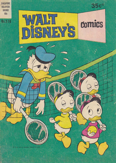 Cover for Walt Disney's Comics (W. G. Publications; Wogan Publications, 1946 series) #376