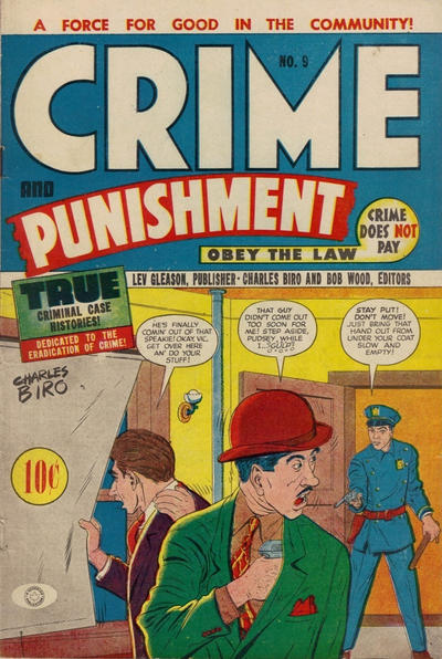Cover for Crime and Punishment (Superior, 1948 ? series) #9