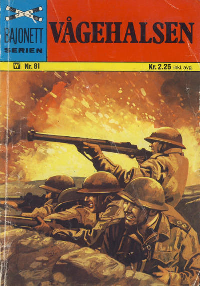 Cover for Bajonett serien (Illustrerte Klassikere / Williams Forlag, 1967 series) #81