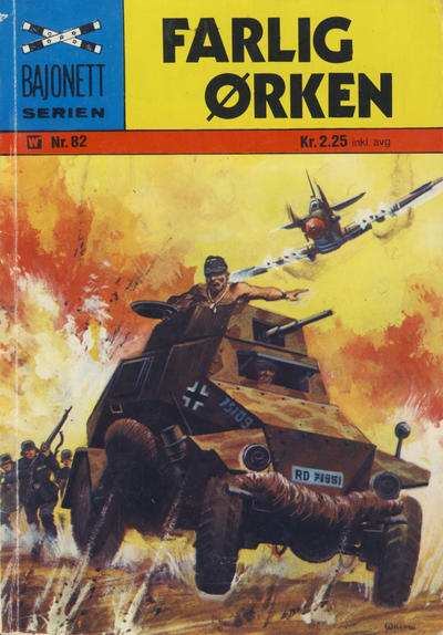Cover for Bajonett serien (Illustrerte Klassikere / Williams Forlag, 1967 series) #82