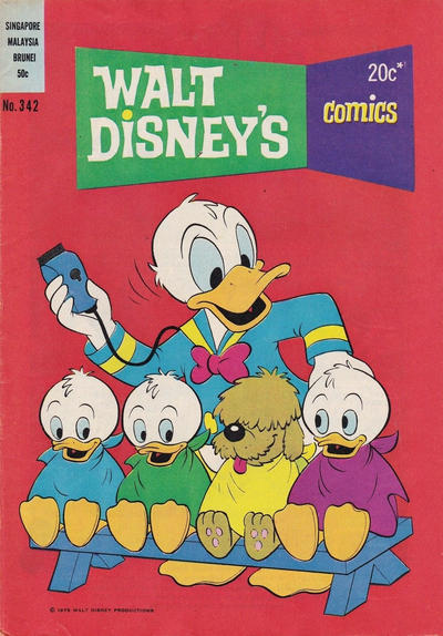 Cover for Walt Disney's Comics (W. G. Publications; Wogan Publications, 1946 series) #342