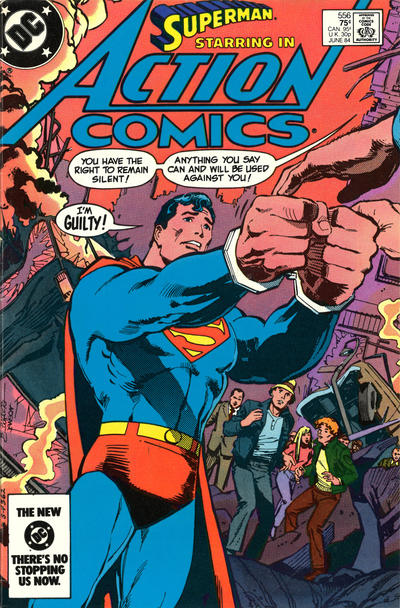 Cover for Action Comics (DC, 1938 series) #556 [Direct]