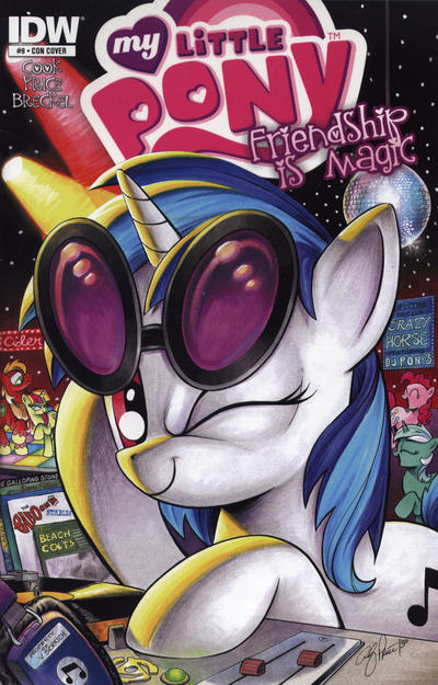 Cover for My Little Pony: Friendship Is Magic (IDW, 2012 series) #9 [Cover CON - San Diego Comic Con 2013]