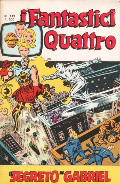 Cover for I Fantastici Quattro (Editoriale Corno, 1971 series) #119