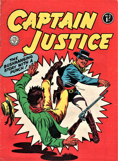 Cover for Captain Justice (Horwitz, 1963 series) #5