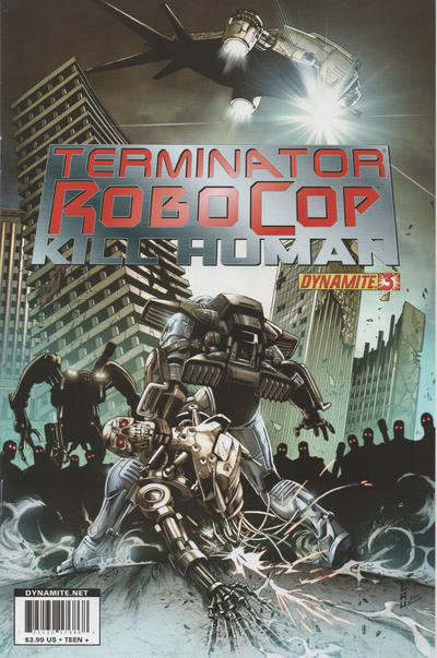 Cover for Terminator / RoboCop: Kill Human (Dynamite Entertainment, 2011 series) #3 [Jonathan Lau cover]
