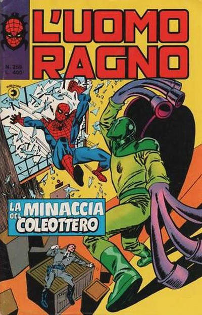 Cover for L'Uomo Ragno [Collana Super-Eroi] (Editoriale Corno, 1970 series) #255